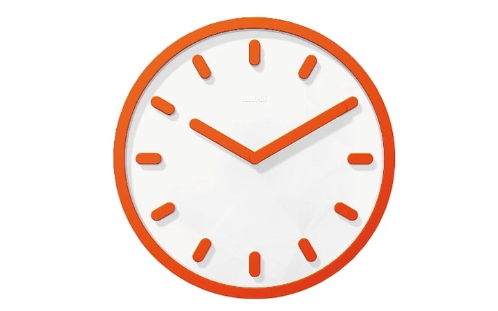 horloge orange
