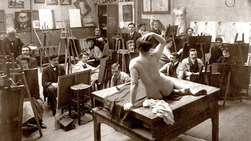 La nudité dans l'art (illustration)