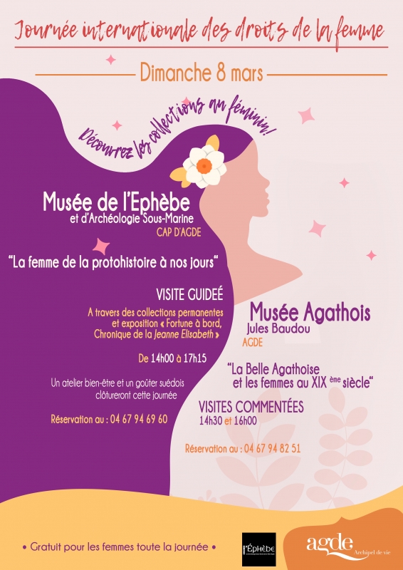 Affiche programmation journée de la femme