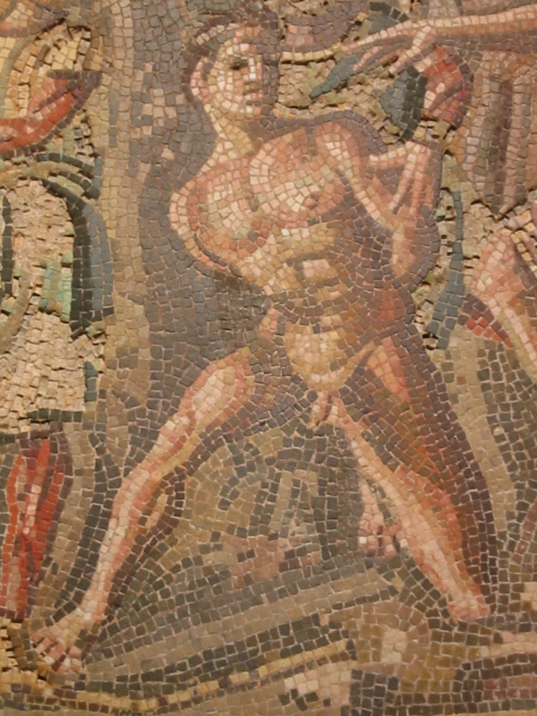 Emblema de mosaïque - détail de Marsyas