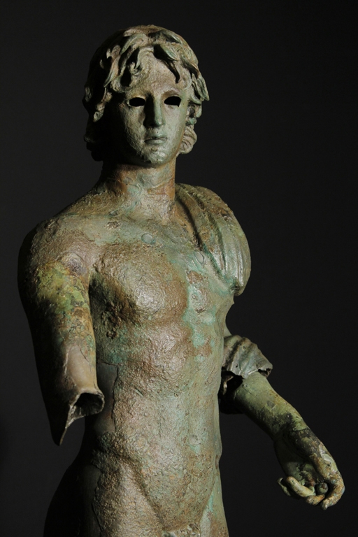 Statue de l'Ephebe - détail